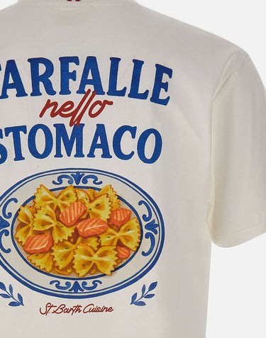 MC2 SAINT BARTH T-shirt "Portland Farfalle Stomaco" WHITE Uomo 