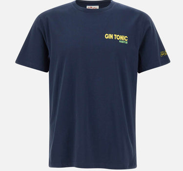 MC2 SAINT BARTH T-shirt "Portland Gin Tonic Postcard" BLUE Uomo 