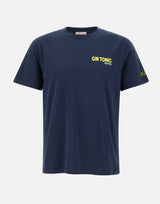 MC2 SAINT BARTH T-shirt "Portland Gin Tonic Postcard" BLUE Uomo 
