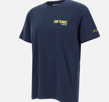 MC2 SAINT BARTH T-shirt "Portland Gin Tonic Postcard" BLUE Uomo 