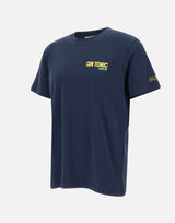 MC2 SAINT BARTH T-shirt "Portland Gin Tonic Postcard" BLUE Uomo 
