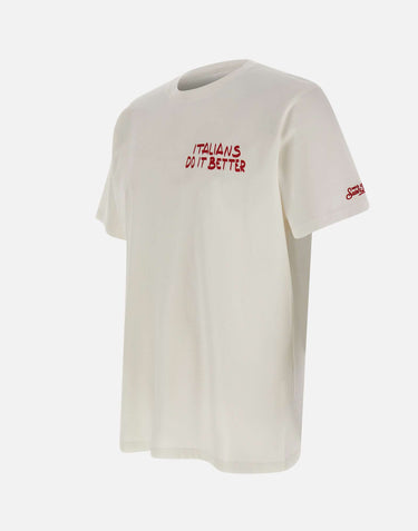 MC2 SAINT BARTH T-shirt "Portland Italians Do It Better" Alessandro Enriquez x MC2 Saint Barth WHITE Uomo 