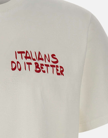 MC2 SAINT BARTH T-shirt "Portland Italians Do It Better" Alessandro Enriquez x MC2 Saint Barth WHITE Uomo 