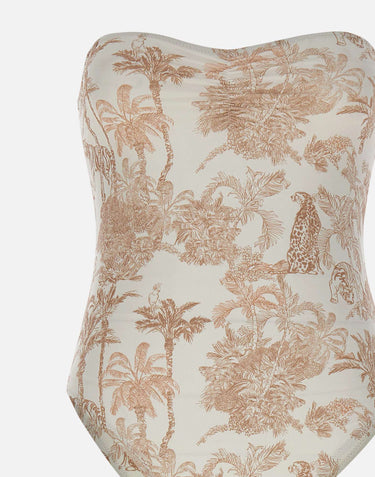 MC2 SAINT BARTH Costume intero "Soleil" BEIGE Donna 