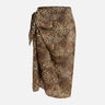 MC2 SAINT BARTH Pareo lungo "Thaiti" BROWN Donna 