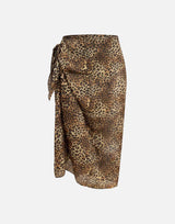 MC2 SAINT BARTH Pareo lungo "Thaiti" BROWN Donna 