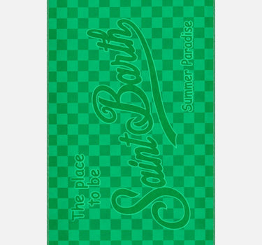 Telo Mare "Terry Embossed Check" in cotone TOW0004 00273D MC2 SAINT BARTH 