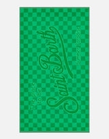 Telo Mare "Terry Embossed Check" in cotone TOW0004 00273D MC2 SAINT BARTH 