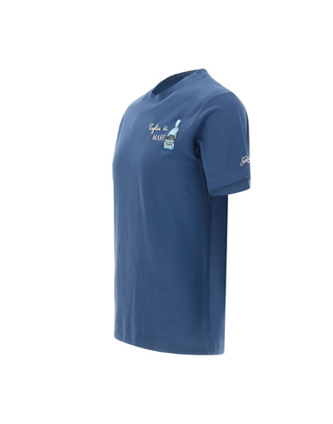 MC2 SAINT BARTH T-shirt "Gin Mare Voglia" BLUE Uomo 