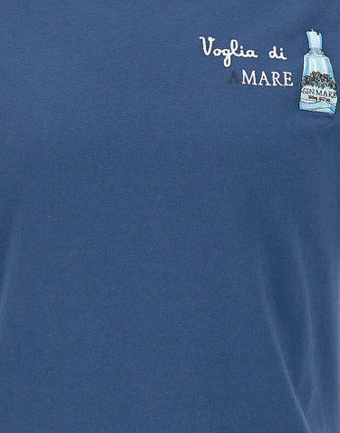 MC2 SAINT BARTH T-shirt "Gin Mare Voglia" BLUE Uomo 