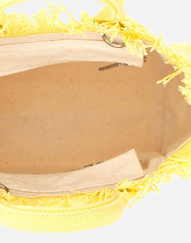 MC2 SAINT BARTH Borsa a mano "Vanity Mini" YELLOW Donna 