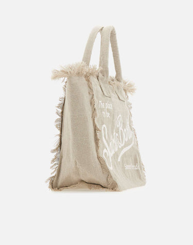 Borsa a mano "Vanity Linen" VANI022 01139L MC2 SAINT BARTH 