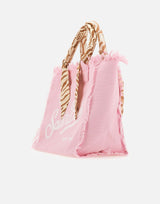 MC2 SAINT BARTH Borsa a mano "Vanity Foulard" Pink Donna 