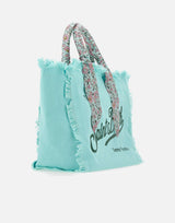 MC2 SAINT BARTH Borsa a mano "Vanity Foulard" Light Blue Donna 
