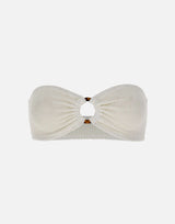 MC2 SAINT BARTH Top bikini "Yulia" WHITE Donna 