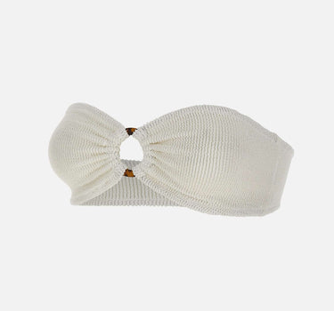 MC2 SAINT BARTH Top bikini "Yulia" WHITE Donna 