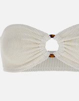 MC2 SAINT BARTH Top bikini "Yulia" WHITE Donna 