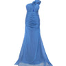 Abito lungo 22604 BLU META4 