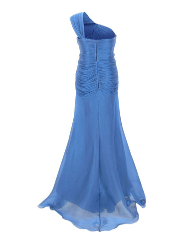 Abito lungo 22604 BLU META4 