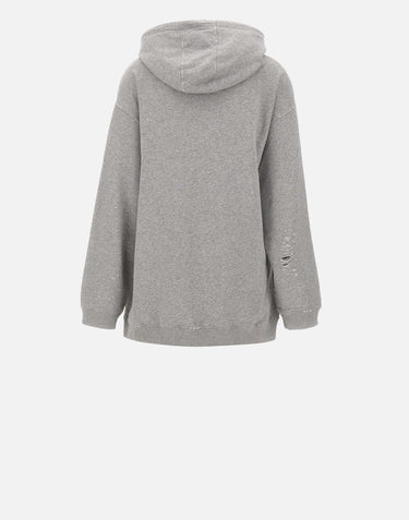 Felpa con cappuccio e guanti S52DA0083 M25025853M MM6 MAISON MARGIELA 