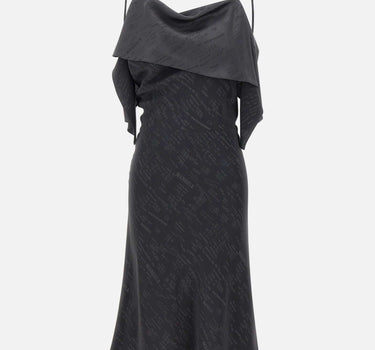 MM6 MAISON MARGIELA Abito stampato trasformabile BLACK Donna 