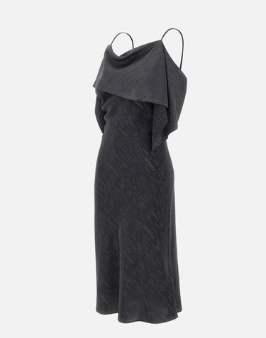 MM6 MAISON MARGIELA Abito stampato trasformabile BLACK Donna 