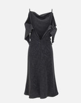 MM6 MAISON MARGIELA Abito stampato trasformabile BLACK Donna 