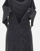 MM6 MAISON MARGIELA Abito stampato trasformabile BLACK Donna 