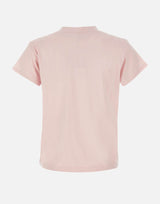 MM6 MAISON MARGIELA T-shirt in cotone "Numeric" Pink Donna 