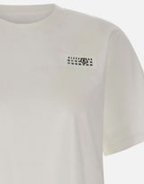 MM6 MAISON MARGIELA T-shirt in cotone WHITE Donna 
