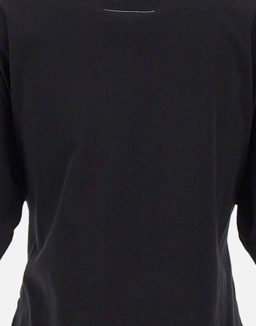 T-shirt in cotone con guanti con paillettes S52GC0358 M20170900 MM6 MAISON MARGIELA 