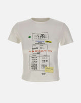 MM6 MAISON MARGIELA T-shirt stampata WHITE Donna 