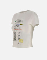 MM6 MAISON MARGIELA T-shirt stampata WHITE Donna 