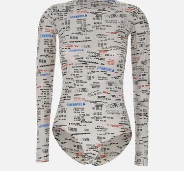 MM6 MAISON MARGIELA Body con stampa logo MULTICOLOR Donna 