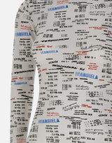 MM6 MAISON MARGIELA Body con stampa logo MULTICOLOR Donna 