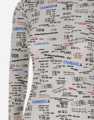 MM6 MAISON MARGIELA Body con stampa logo MULTICOLOR Donna 