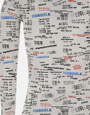 MM6 MAISON MARGIELA Body con stampa logo MULTICOLOR Donna 
