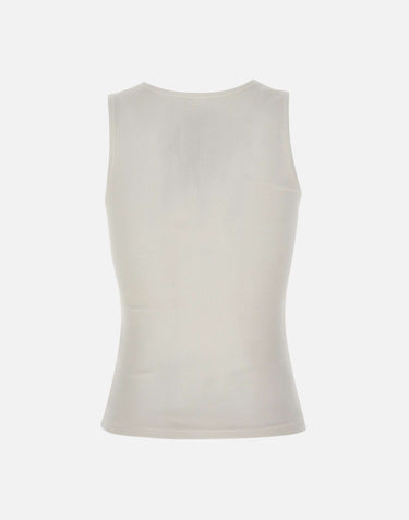 Canotta a costine in jersey S52NL0075 M20054101 MM6 MAISON MARGIELA 