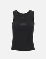 MM6 MAISON MARGIELA Canotta a costine in jersey BLACK Donna 