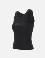 MM6 MAISON MARGIELA Canotta a costine in jersey BLACK Donna 