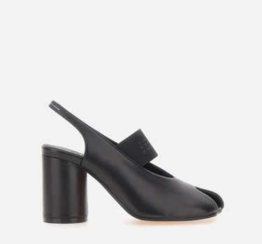 MM6 MAISON MARGIELA "Slingback Anatomic Numeric" BLACK Donna 