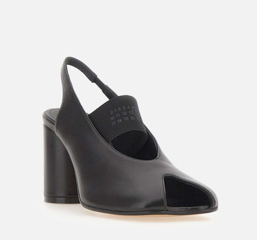 MM6 MAISON MARGIELA "Slingback Anatomic Numeric" BLACK Donna 