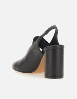 MM6 MAISON MARGIELA "Slingback Anatomic Numeric" BLACK Donna 