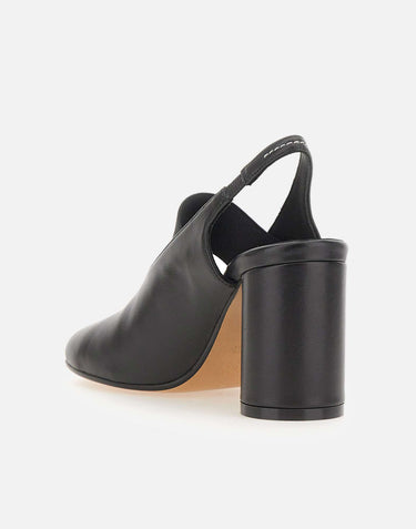MM6 MAISON MARGIELA "Slingback Anatomic Numeric" BLACK Donna 