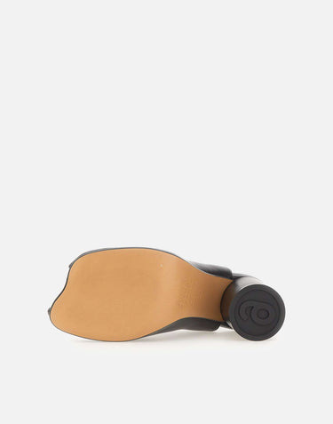 MM6 MAISON MARGIELA "Slingback Anatomic Numeric" BLACK Donna 