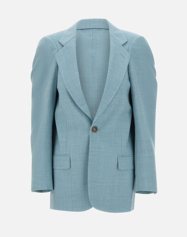 Blazer in lana vergine S62BN0119 M35884513 MM6 MAISON MARGIELA 