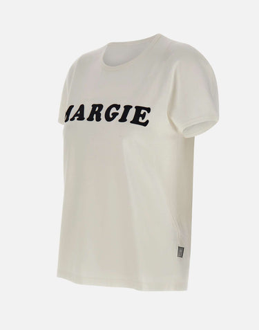 MM6 MAISON MARGIELA T-shirt in jersey vintage WHITE Donna 