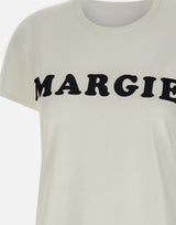 MM6 MAISON MARGIELA T-shirt in jersey vintage WHITE Donna 