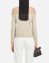 MM6 MAISON MARGIELA Cardigan in maglia BEIGE Donna 