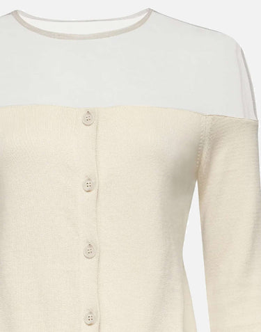 MM6 MAISON MARGIELA Cardigan in maglia BEIGE Donna 